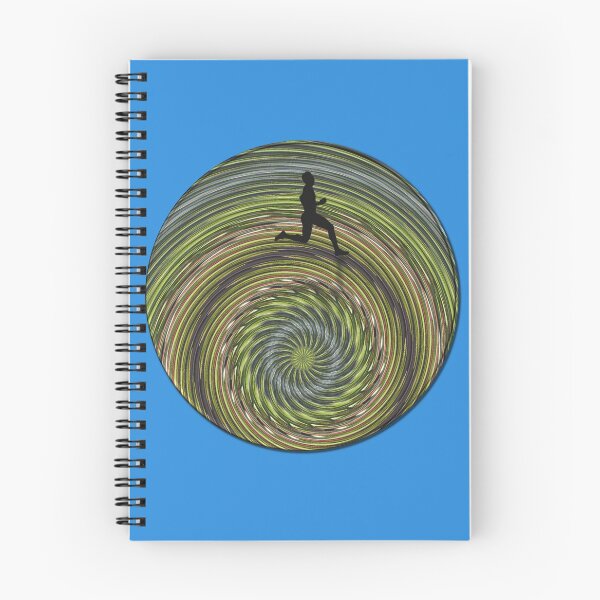 Item preview, man is running on the circle designed and sold by ralick.