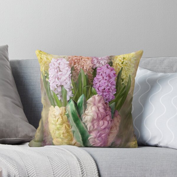 Item preview, Hyacinths In Hyacinth Vase 2 designed and sold by Carol  Cavalaris.