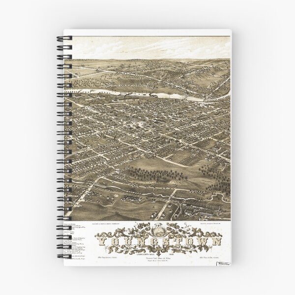 Item preview, Panoramic View of Youngstown, Ohio (1882) designed and sold by allhistory.