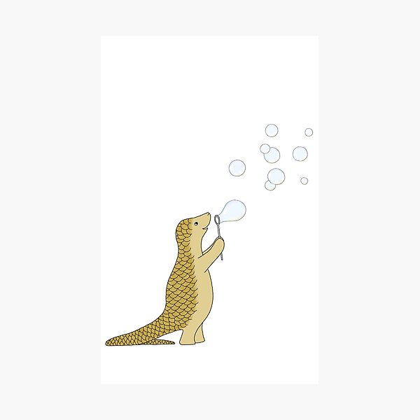Blowing bubbles Photographic Print