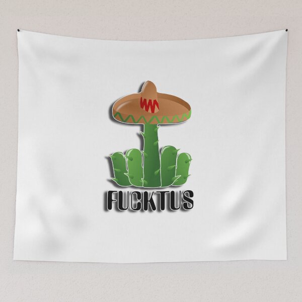 Item preview, Fucktus | mexican cactus showing the middle finger designed and sold by surfingfun.