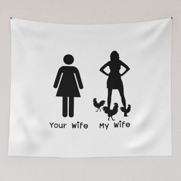 Item preview, My Wife Farm Animal Love Chicken Farmer Gifts designed and sold by Seas Wanda.