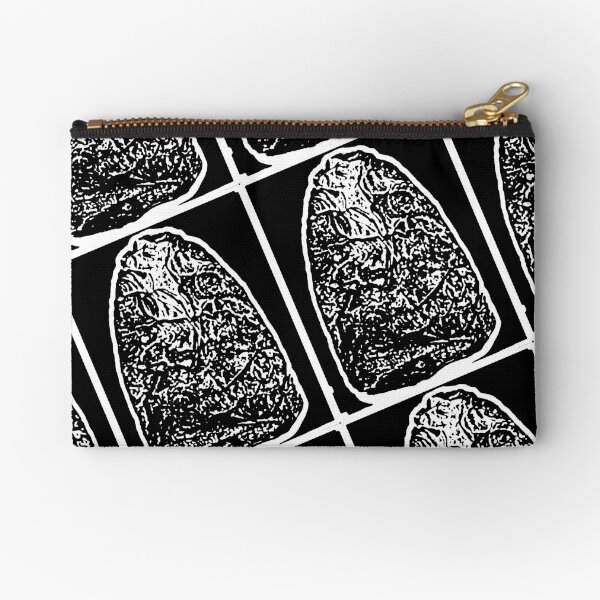 Etching handaxe 1 Zipper Pouch