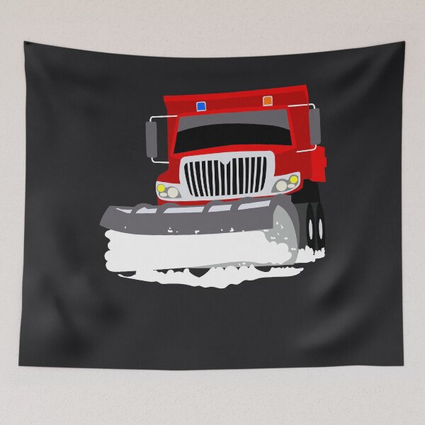 Item preview, Snowplow Truck Design | Snow Plough Digger Toddler Art designed and sold by melsens.