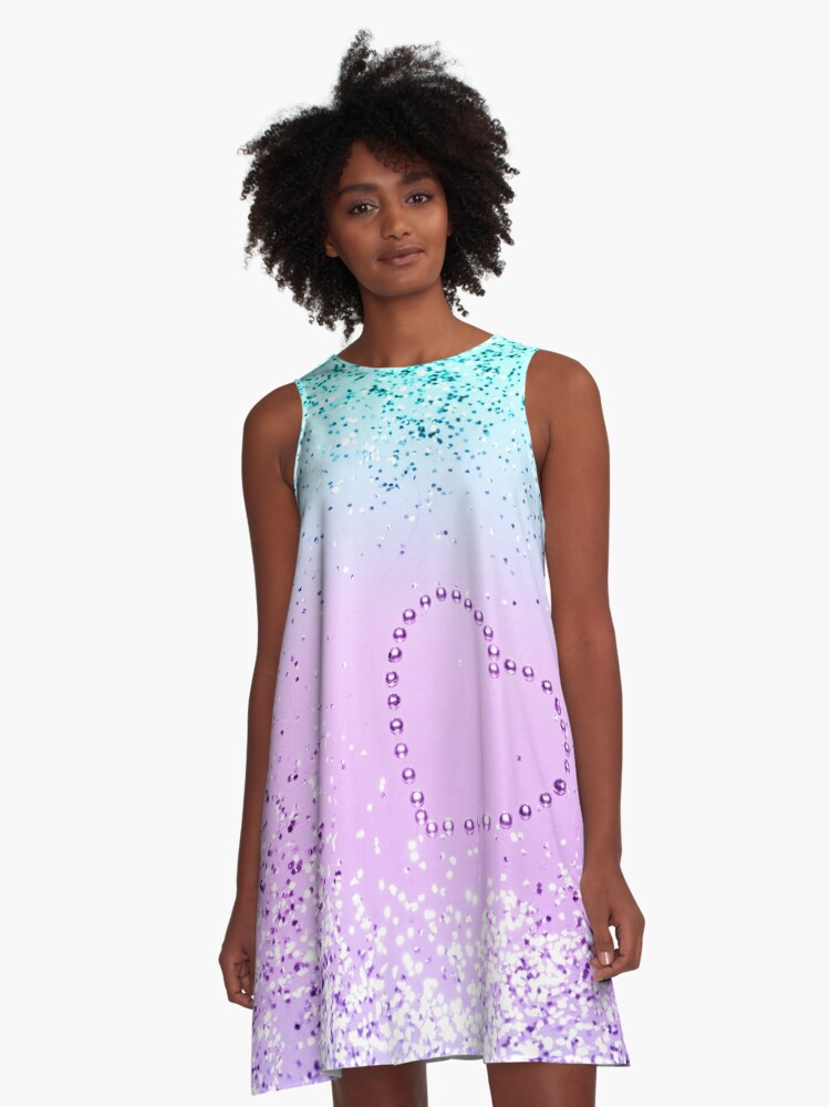 Unicorn glitter cheap dress