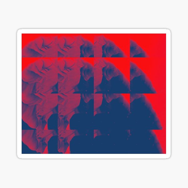 Apertures, red Sticker