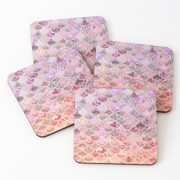 Item preview, Living Coral Metal Mermaid Scales pattern designed and sold by UtArt.