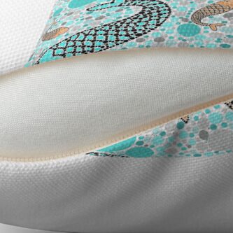 Alternate view of Koi Throw Pillow