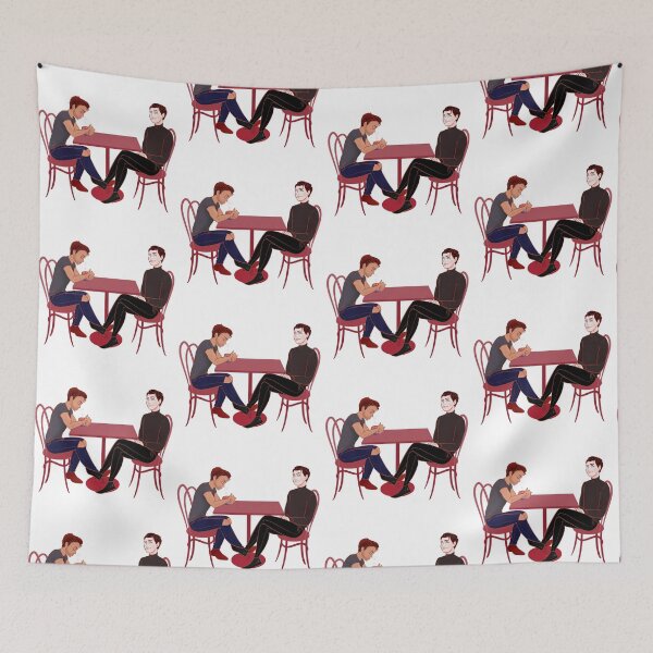 Item preview, Cafe date - Gavin & RK900 designed and sold by ParrotChixFish.