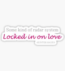 Locked in on Love Sticker