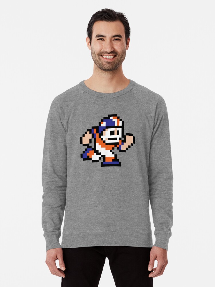 8-Bit Player - Denver Broncos Throwback' Lightweight Sweatshirt