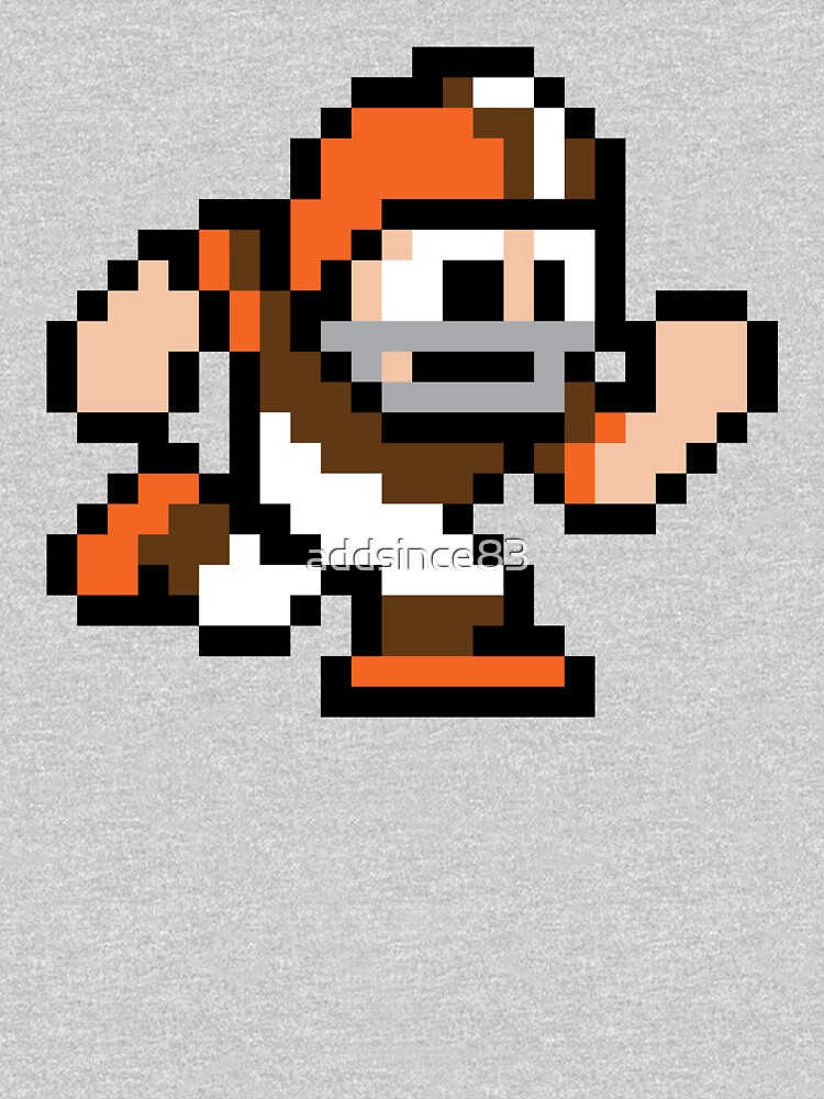 Cleveland Browns Tecmo Bowl Art T-shirt - Tecmo Bowl Cleveland Browns