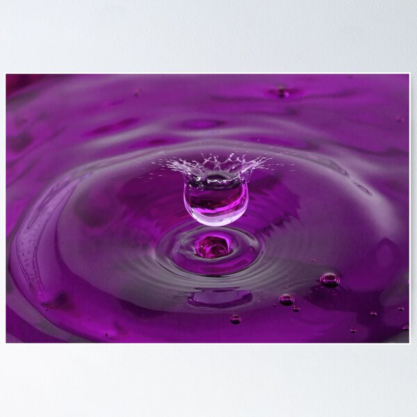 Item preview, Purple Water Drop designed and sold by WorldDesign.
