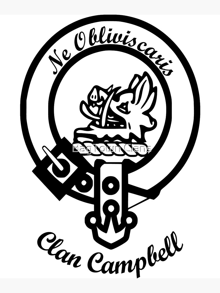 Clan Campbell Greeting Card for Sale by BagTown Clans
