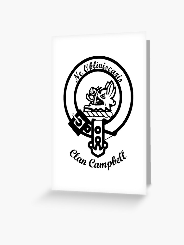 Clan Campbell Greeting Card for Sale by BagTown Clans