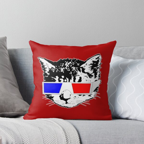 Item preview, Cat in 3D (Maroon)   designed and sold by kirbeekatz.