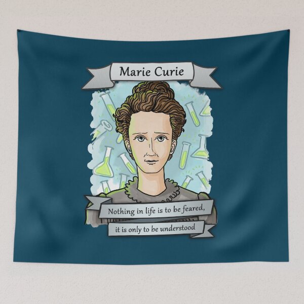 Item preview, Marie Curie designed and sold by Shecience.