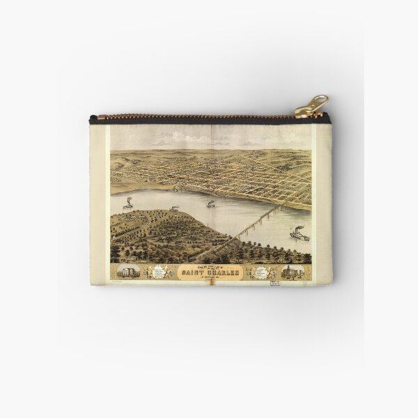 Item preview, Bird's Eye View of Saint Charles, Missouri (1869) designed and sold by allhistory.