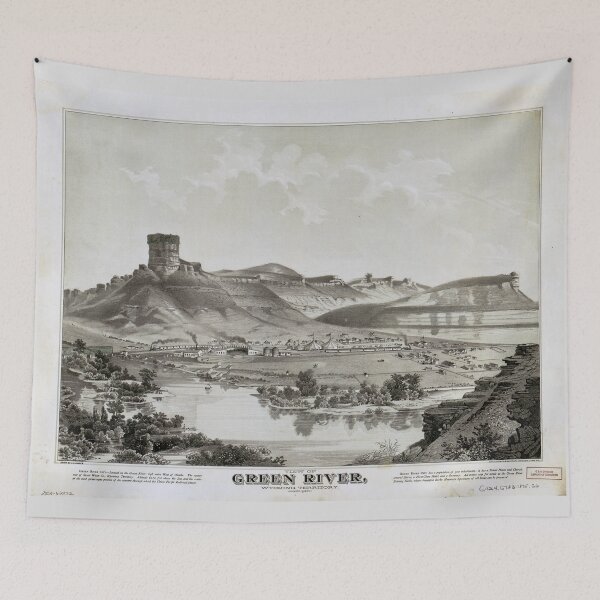 Item preview, View of Green River, Wyoming Territory (1875) designed and sold by allhistory.
