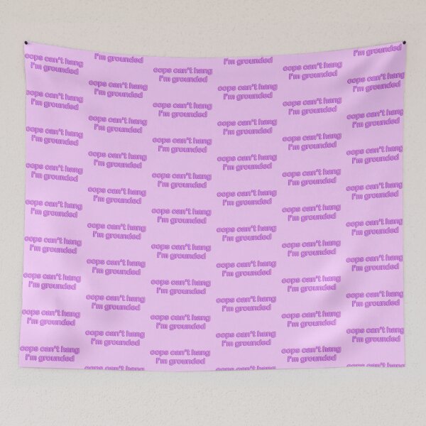 Item preview, oops can't hang I'm grounded designed and sold by naamathellama.
