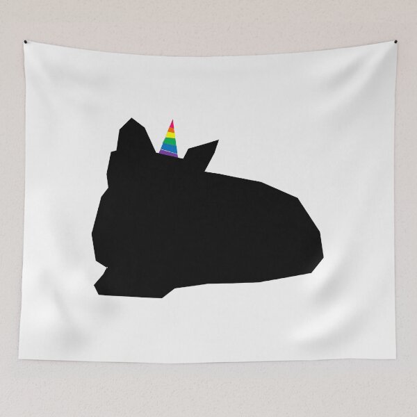 Item preview, Corgi unicorn silhouette   designed and sold by RabbitEars0225.