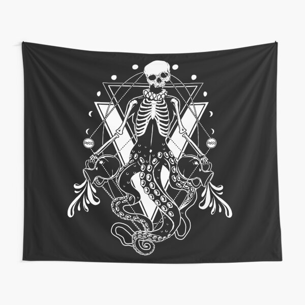 Zodiac: Aquarius - the grim cup carrier Tapestry