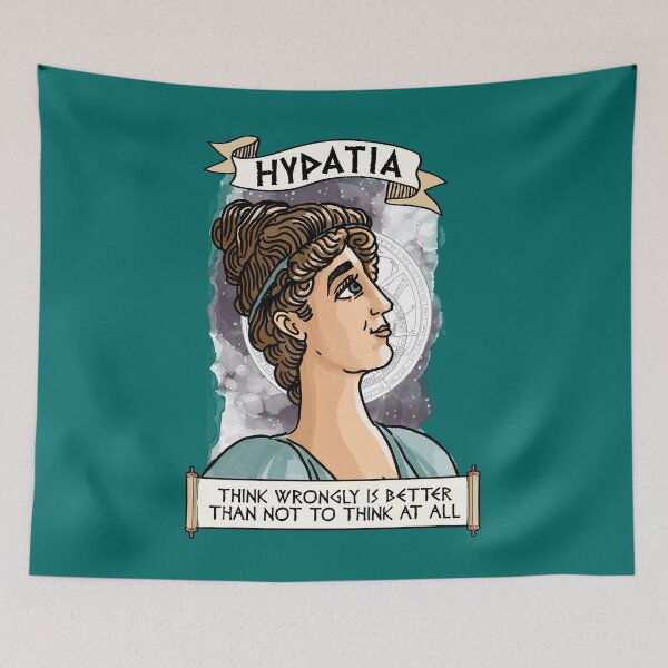 Item preview, Hypatia of Alexandria designed and sold by Shecience.