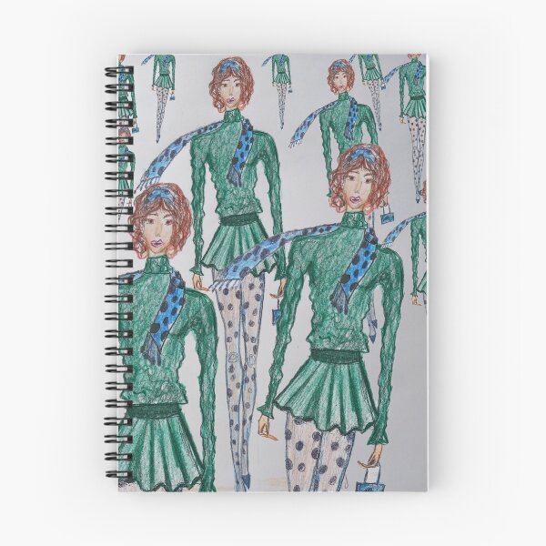 Item preview, FASHION ILLUSTRATION GO GREEN GIRL designed and sold by IvanaKada.
