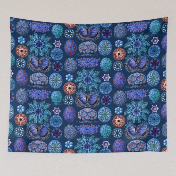 Item preview, Ernst Haeckel Ascidiae Sea Squirts Vivid Blue designed and sold by aimeewilson.
