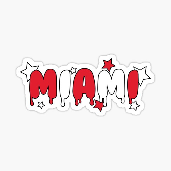 Miami University (OH) Sticker Redhawks Stickers Vinyl Decals Laptop Water  Bottle Car Scrapbook T2 (Type 2)