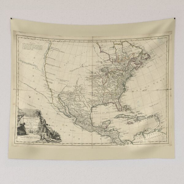 Item preview, Old Map of North America (1783) designed and sold by allhistory.