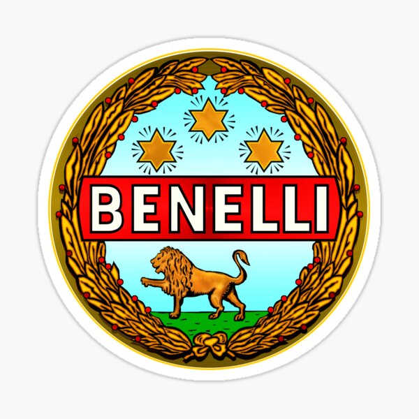 Benelli Vintage Motorcycles Italia Pegatina
