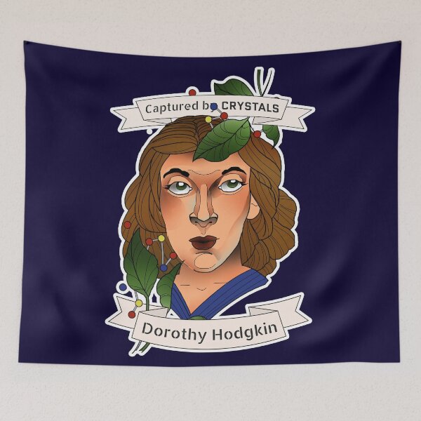 Item preview, Dorothy Crowfoot Hodgkin designed and sold by Shecience.