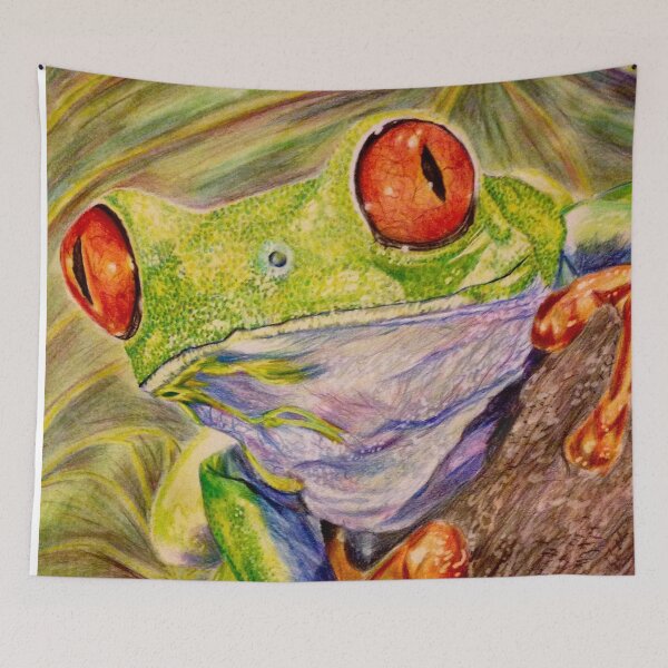 Item preview, Happy Tree frog drawing designed and sold by KoaLau.