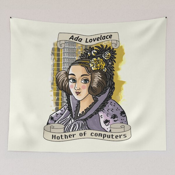 Item preview, Ada Lovelace designed and sold by Shecience.