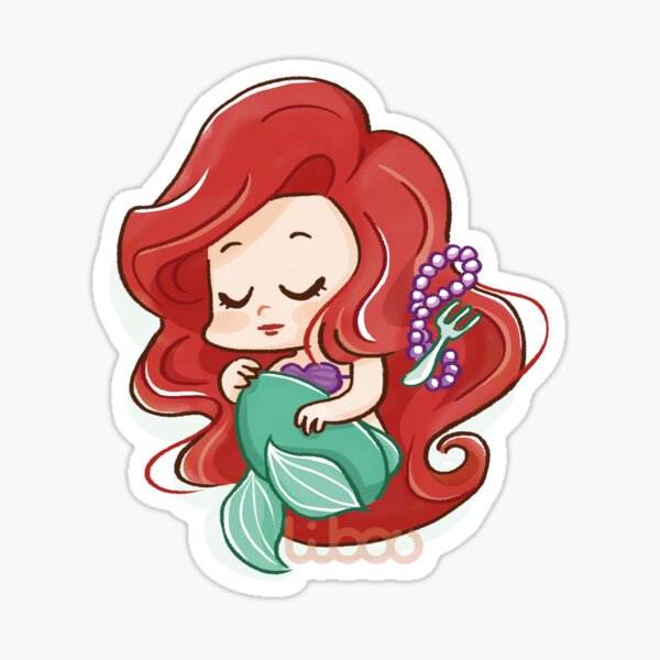 Chibi sirène princesse Sticker