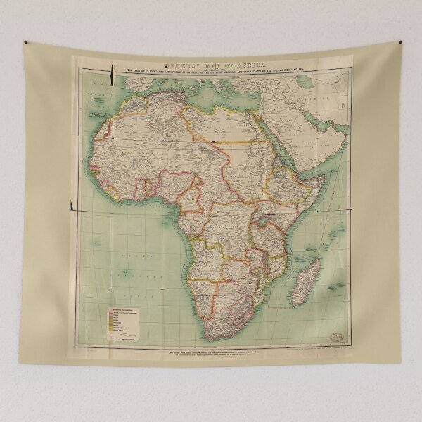 Item preview, General Map of Africa (1909) designed and sold by allhistory.