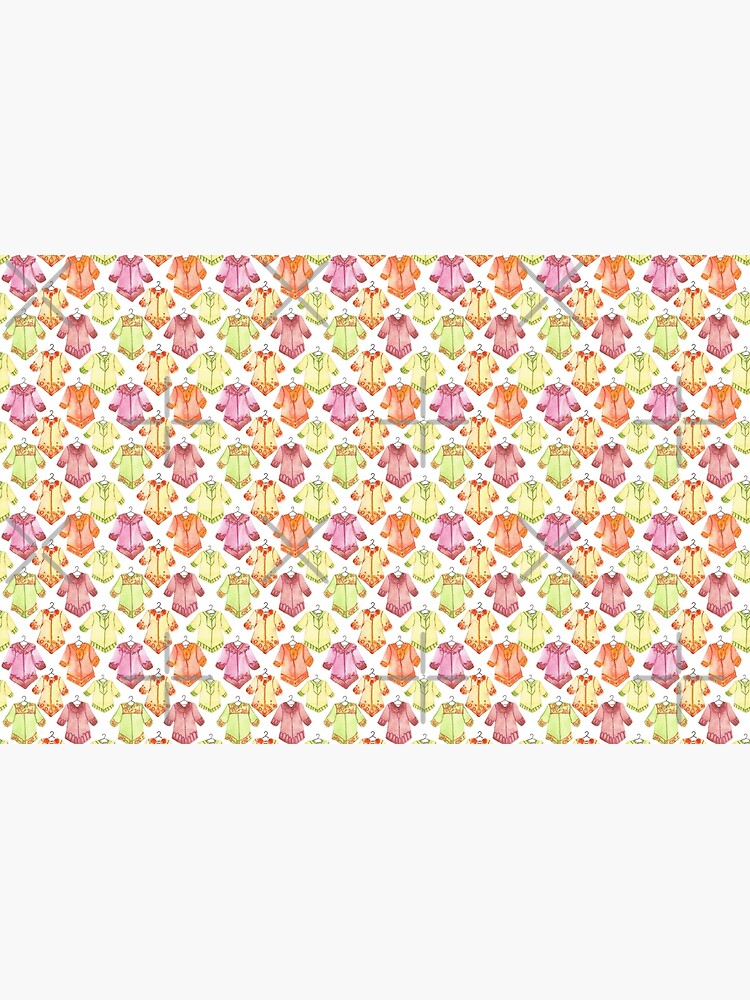 Hand Painted Watercolor Pattern - Boho Tunic Tile by annieparsons