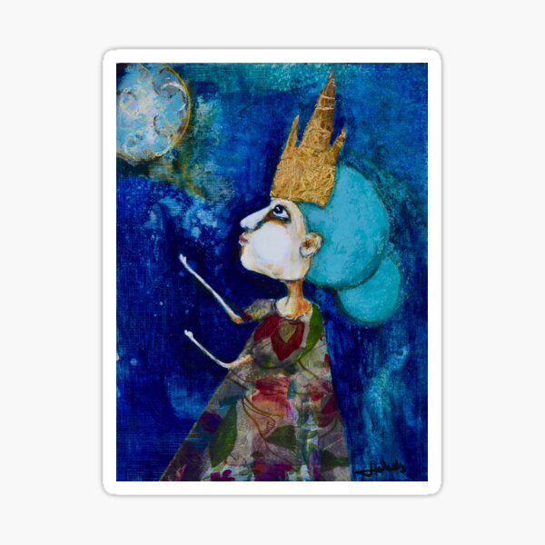 Princess Indu Summons the Moon Sticker