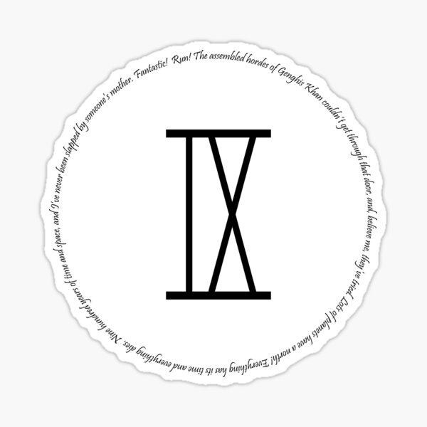 Doctor Nine Sticker