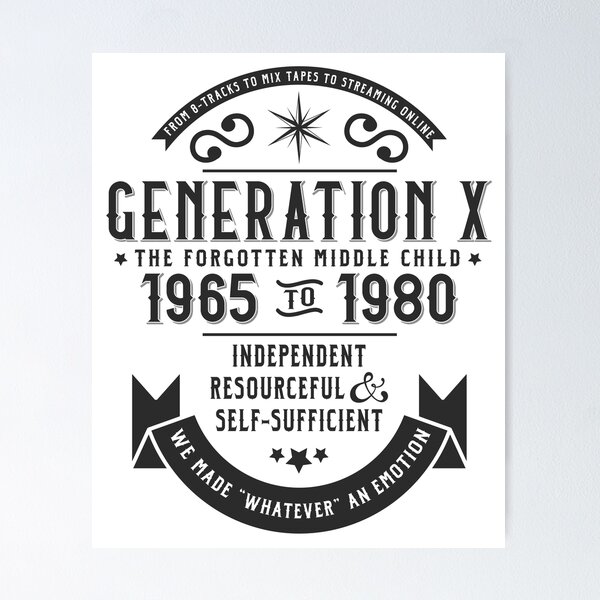 Pin on Generation X Born between 1965 and 1980