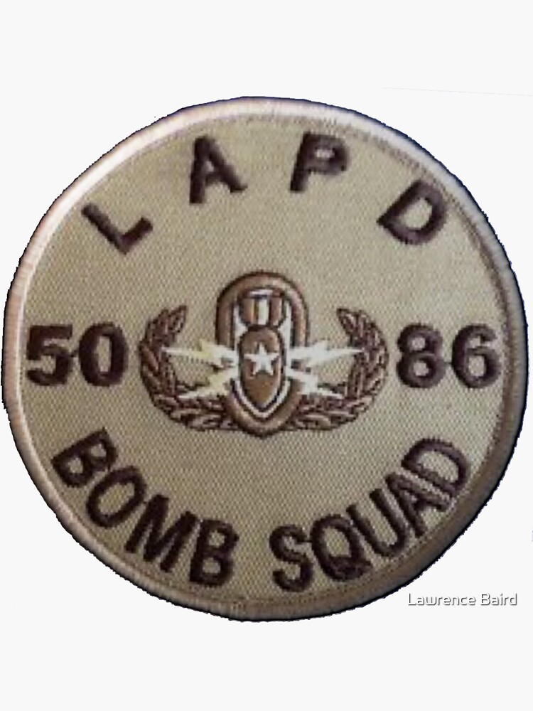  LAPD Los Angeles Police Bomb Squad Logo V2 Premium T