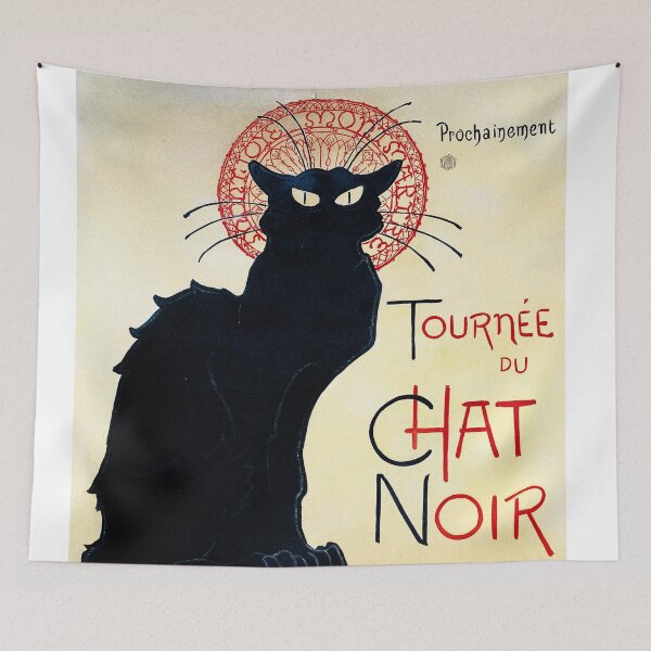 Item preview, Vintage french poster - Tournée du chat noir - Steinlen designed and sold by DejaVuStudio.