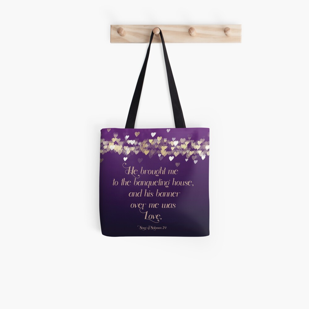 His Banner Over Me Is Love Tote Bag His Banner Over Me Is Love Tote Bag