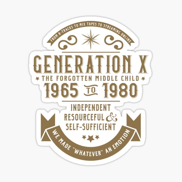 Vista previa del artículo con la obra «Generación X: El hijo del medio», diseñado y vendido por machmigo.