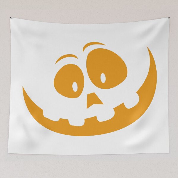 Item preview, Smiling Orange Jack 'O Lantern Halloween Pumkin Face designed and sold by allhistory.