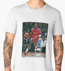 Young Mike Ballin' Portrait Men's Premium T-Shirt