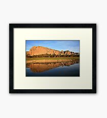 Mt Arapiles, the Rock Climbing icon of Australia Framed Print