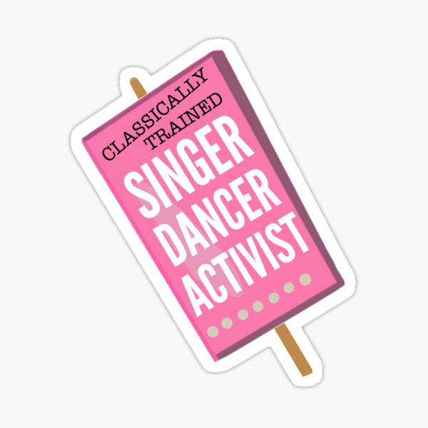 The Prom Musical Sign Sticker