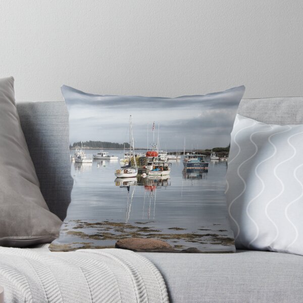 Item preview, lobster boat harbor designed and sold by Cheryl Clegg Photo.